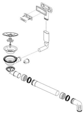 Ablaufgarnitur 234077